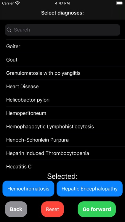 Differential Diagnosis Creator