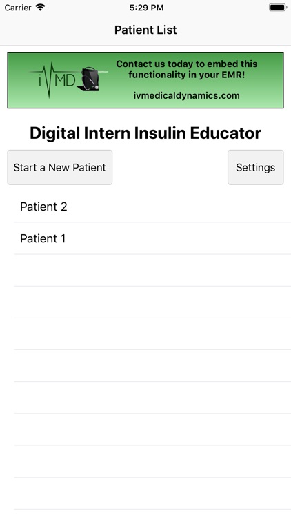 Digital Intern Insulin Ed