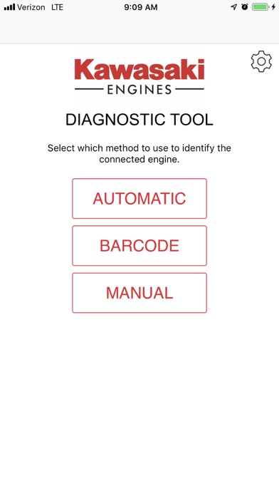 Kawasaki Diagnostic Tool screenshot 2