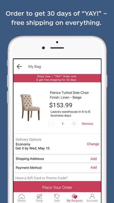 joss and main new customer code