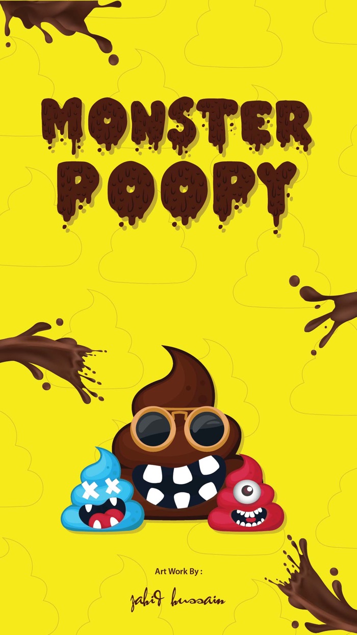 Monster Poopy Emoji