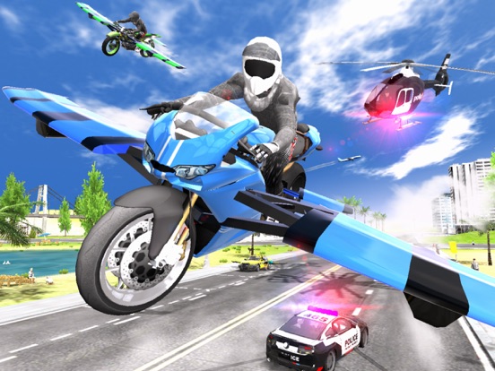 Flying Motorbike Simulator screenshot 3