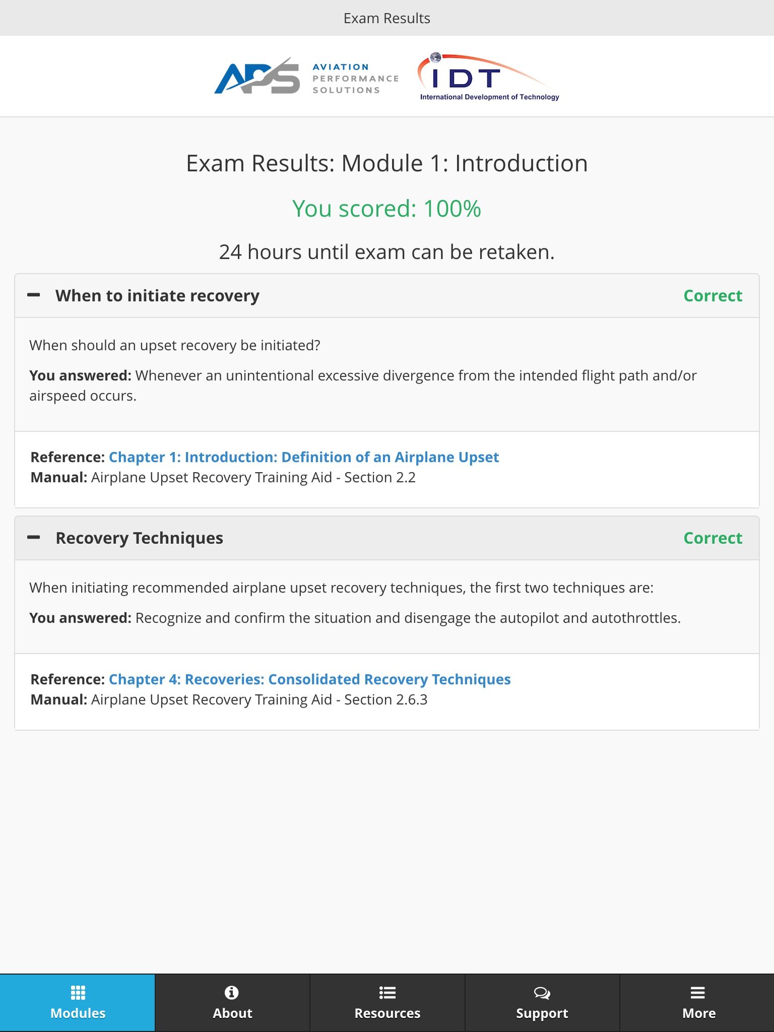 Upset Recovery Training screenshot 3