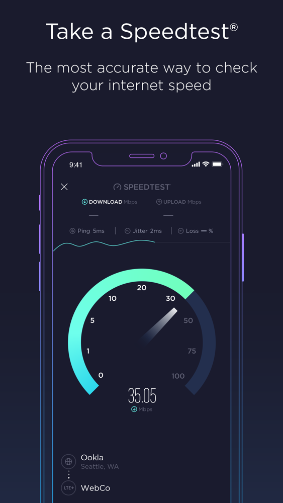 Speedtest by Ookla App for iPhone - Free Download ...