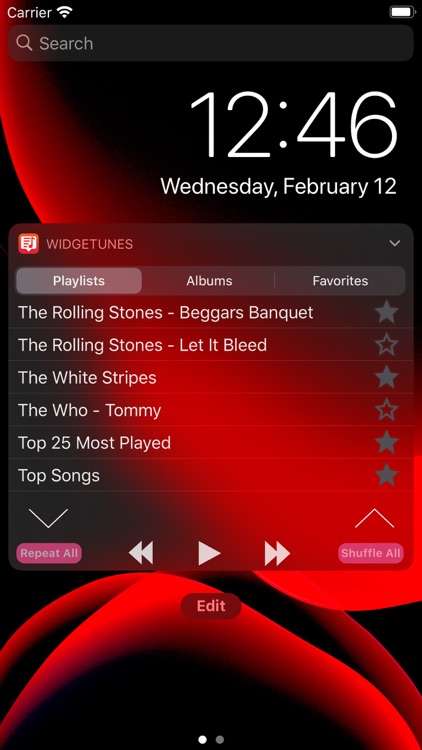 WidgeTunes - The Music Widget screenshot-0