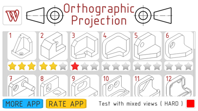 Screenshot #1 pour Orthographic Projection