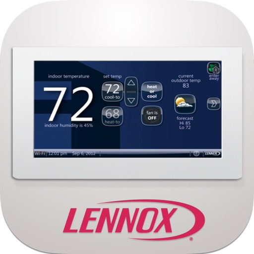 Lennox iComfort Wi-Fi iOS App