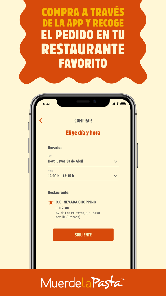 Muerde La Pasta App