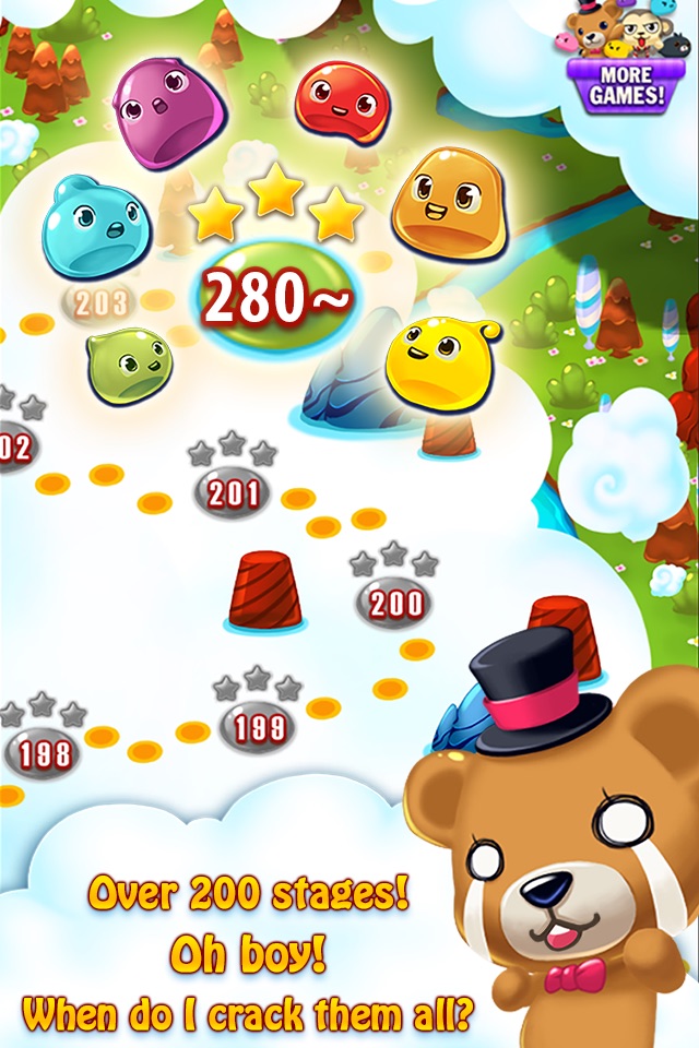 Jelly Jelly Crush - In the sky screenshot 3