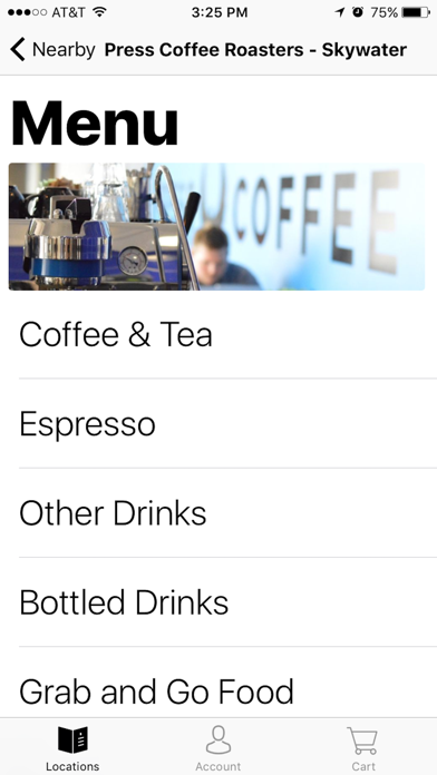 Press Coffee Roasters screenshot 2