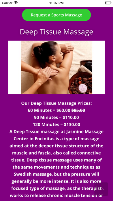 Jasmine Massage Center screenshot 3