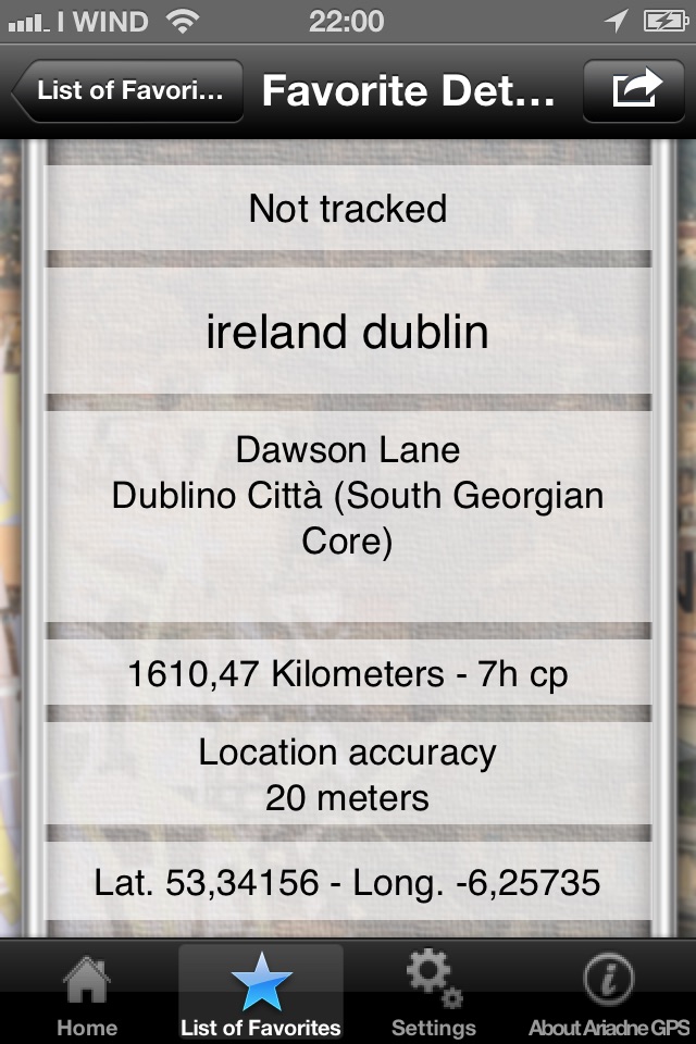 Ariadne GPS screenshot 2