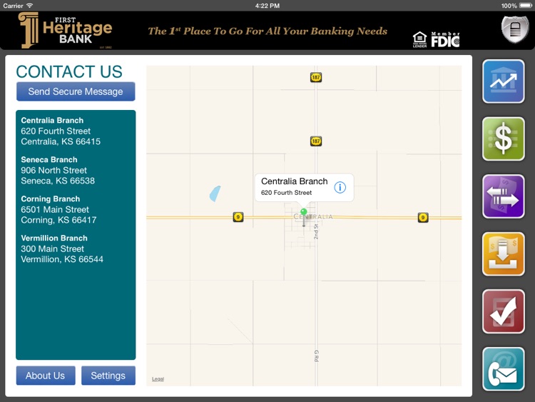 First Heritage Bank for iPad screenshot-3