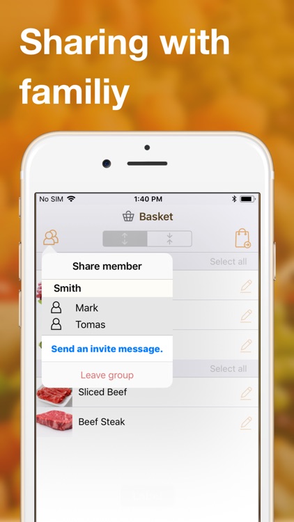 Shared grocery lists plan app screenshot-3