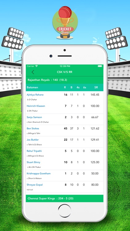 CricketScore: Live Match Score screenshot-4