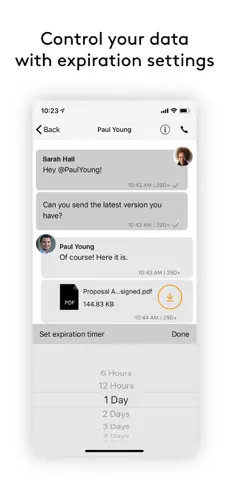 Screenshot 1 Wickr Pro iphone