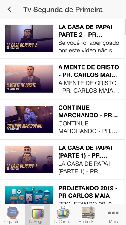 Vigilia Segunda de Primeira