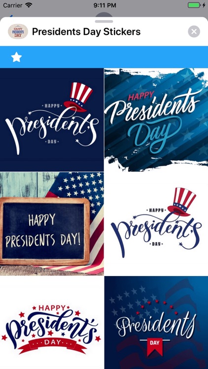 Presidents Day Stickers