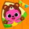 [Pinkfong Animal Friends] is an interactive app designed for children to play various activities with cute animal characters
