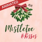 Animated Mistletoe & Kisses for iMessage Stickers