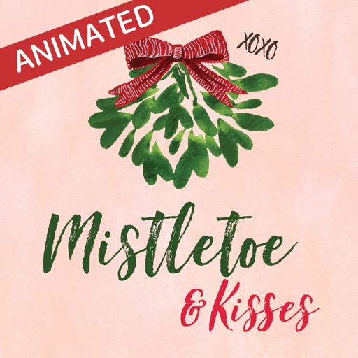 Animated Mistletoe & Kisses