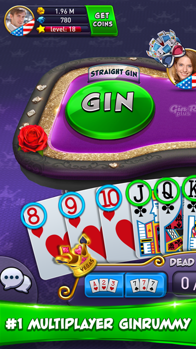 Gin Rummy Plus - Card Game Screenshot 1