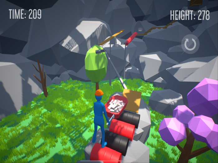 Climb With Wheelbarrow