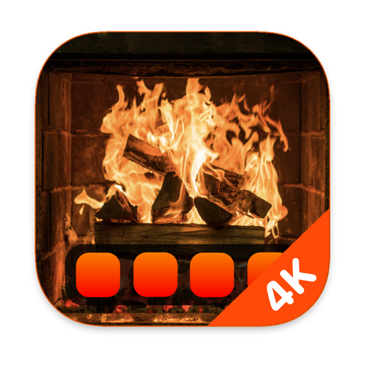 Fireplace 4K - Ultra HD Video + Audio Wallpaper