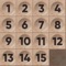 This is a classic puzzle game, where you need to slide numbers and put them in ascending order