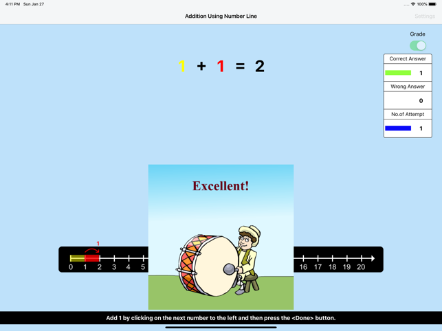 Addition Using Number Line(圖7)-速報App