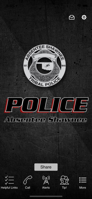 Absentee Shawnee Tribal Police