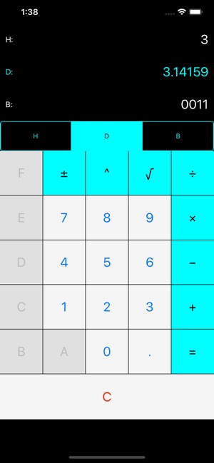 Mini: Hex Dec Bin Calculator(圖4)-速報App