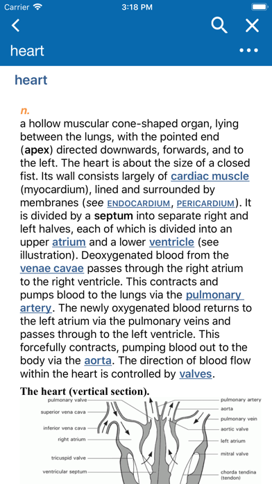 Oxford Concise Medical Dictionary (8 ed.) Screenshot 1