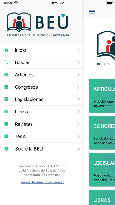 How to cancel & delete Biblioteca de Extensión - BEU from iphone & ipad 2