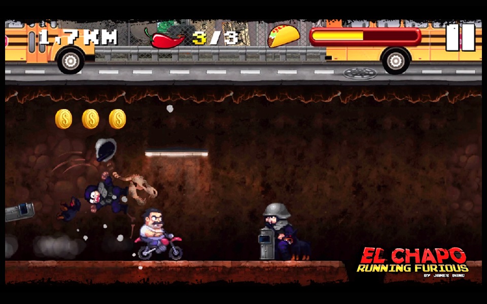 El Chapo - Running Furious ! screenshot 2
