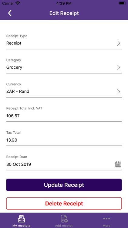 Receipt Bin: Expenses Tracker screenshot-4