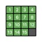 The advanced version of the classic 15-puzzle game - Rearrange all tiles on the board into the correct order