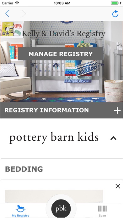 Pottery Barn Kids Registry App Price Drops