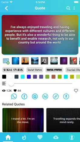 Game screenshot Social Status - Quotes & GIFs hack