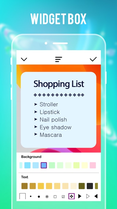 Widget Tools-Clock,Sticky Note 1.1 IOS -