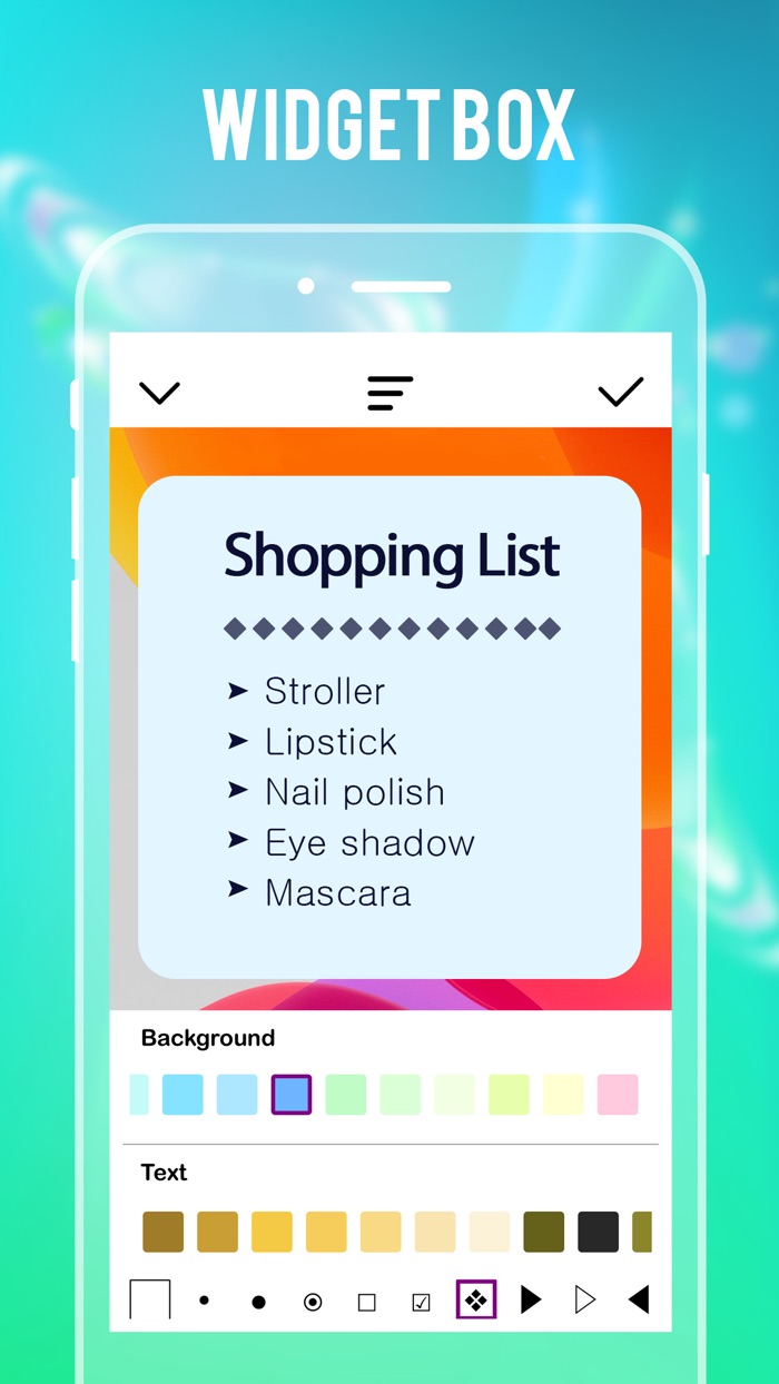 Widget Tools-Clock,Sticky Note