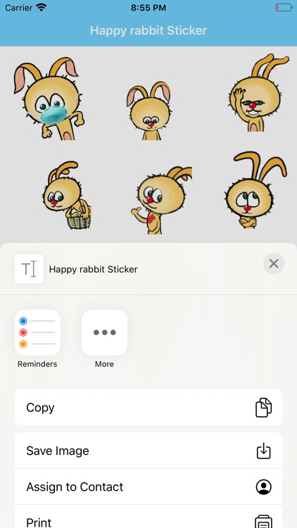 Happy rabbit Sticker screenshot-3