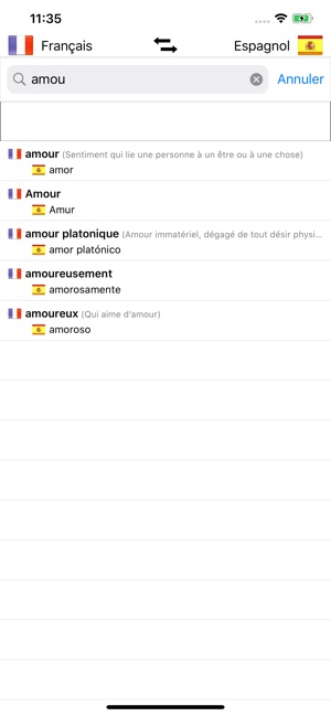 Espagnol Francais On The App Store