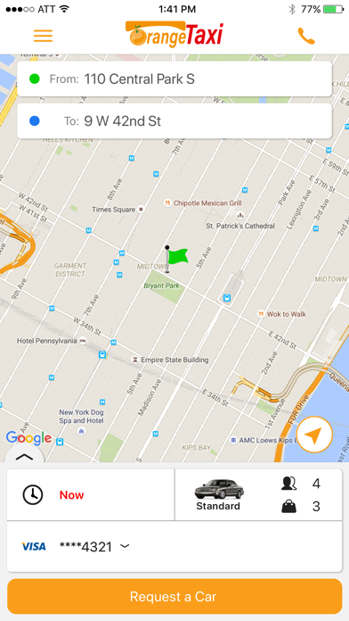 Orange Taxi screenshot 3