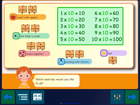 Multiplication Tables & Apples screenshot 2