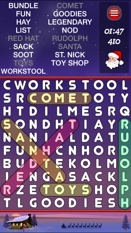 WordSearch Christmas HD screenshot-3