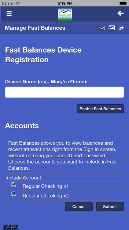 Southern Hills iMobile Banking screenshot-4