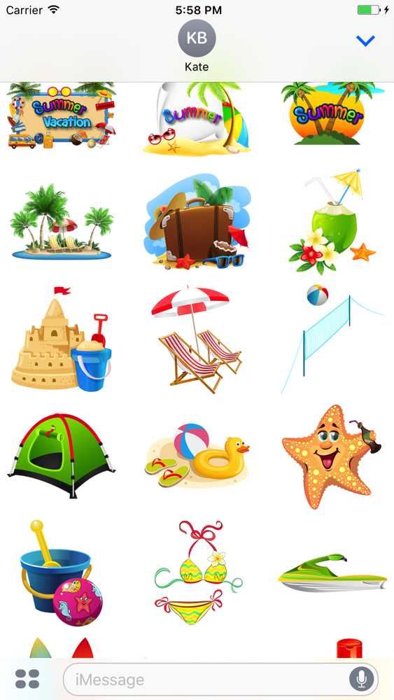 vacation emoji iphone