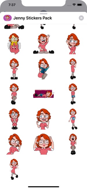 Jenny Stickers Pack(圖5)-速報App