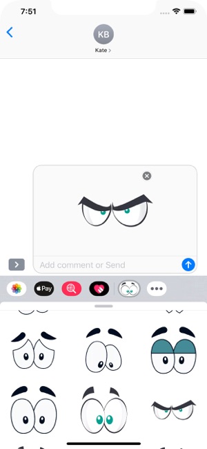 Eye Contacts Stickers Pack(圖7)-速報App